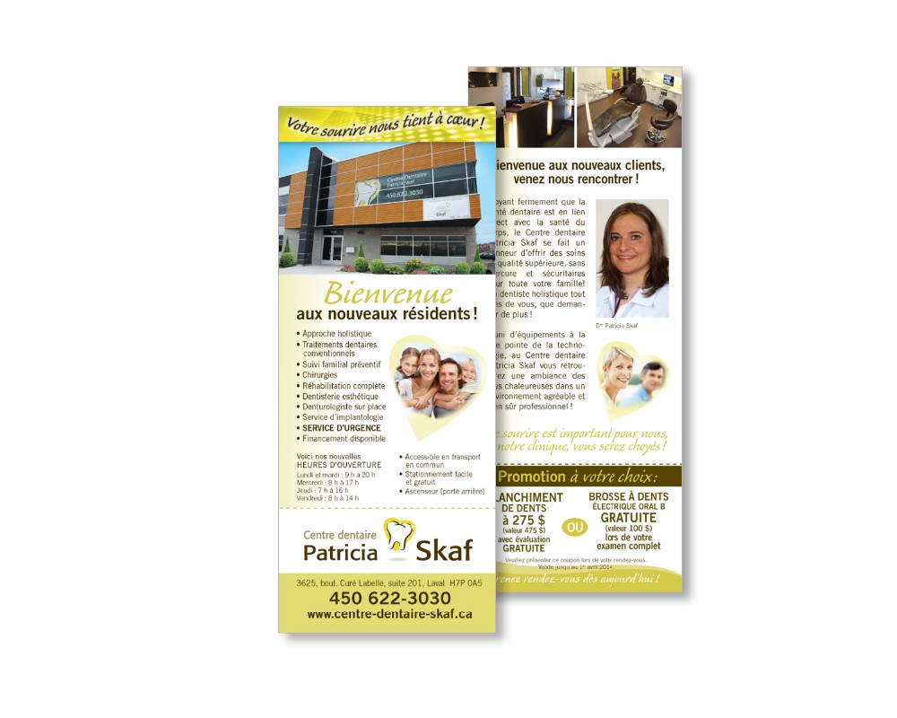 Centre dentaire Patricia Skaf : Publicité postale